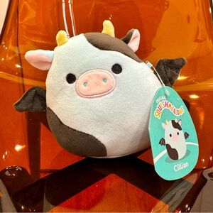 Squishmallows 5” Cillian Cow with Bat Wings